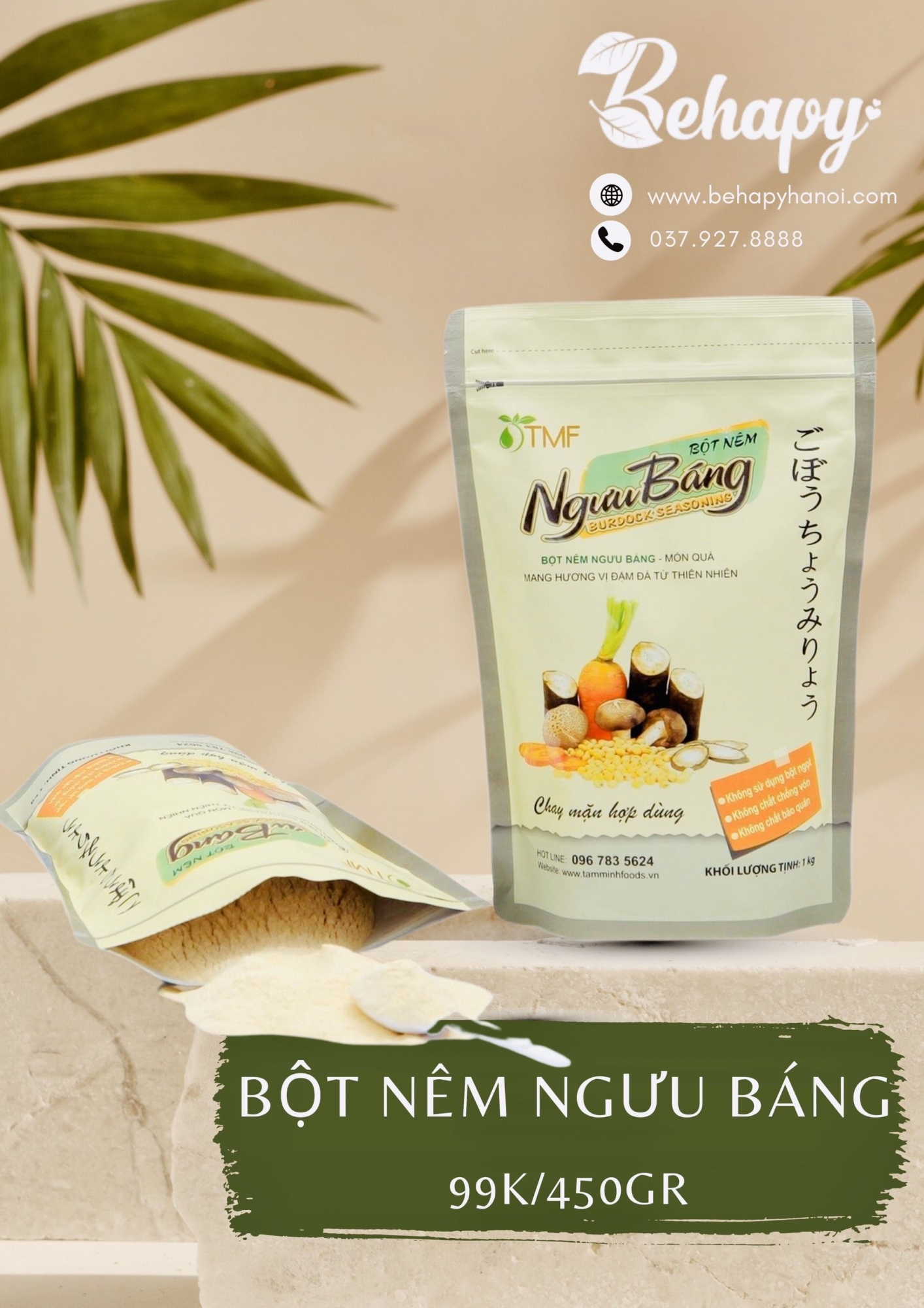 Bột nêm ngưu báng 450gr