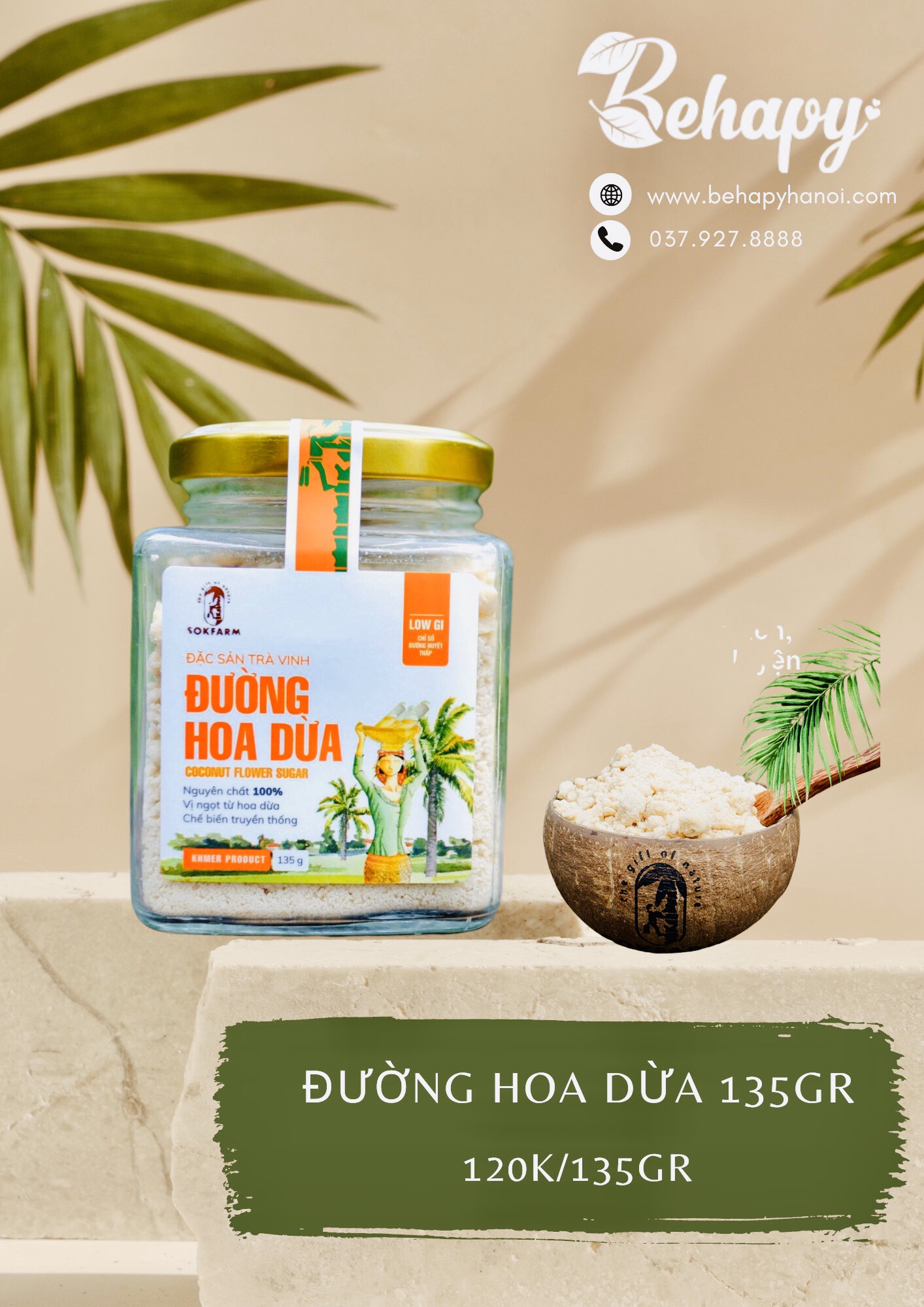 Đường Hoa Dừa 135gr