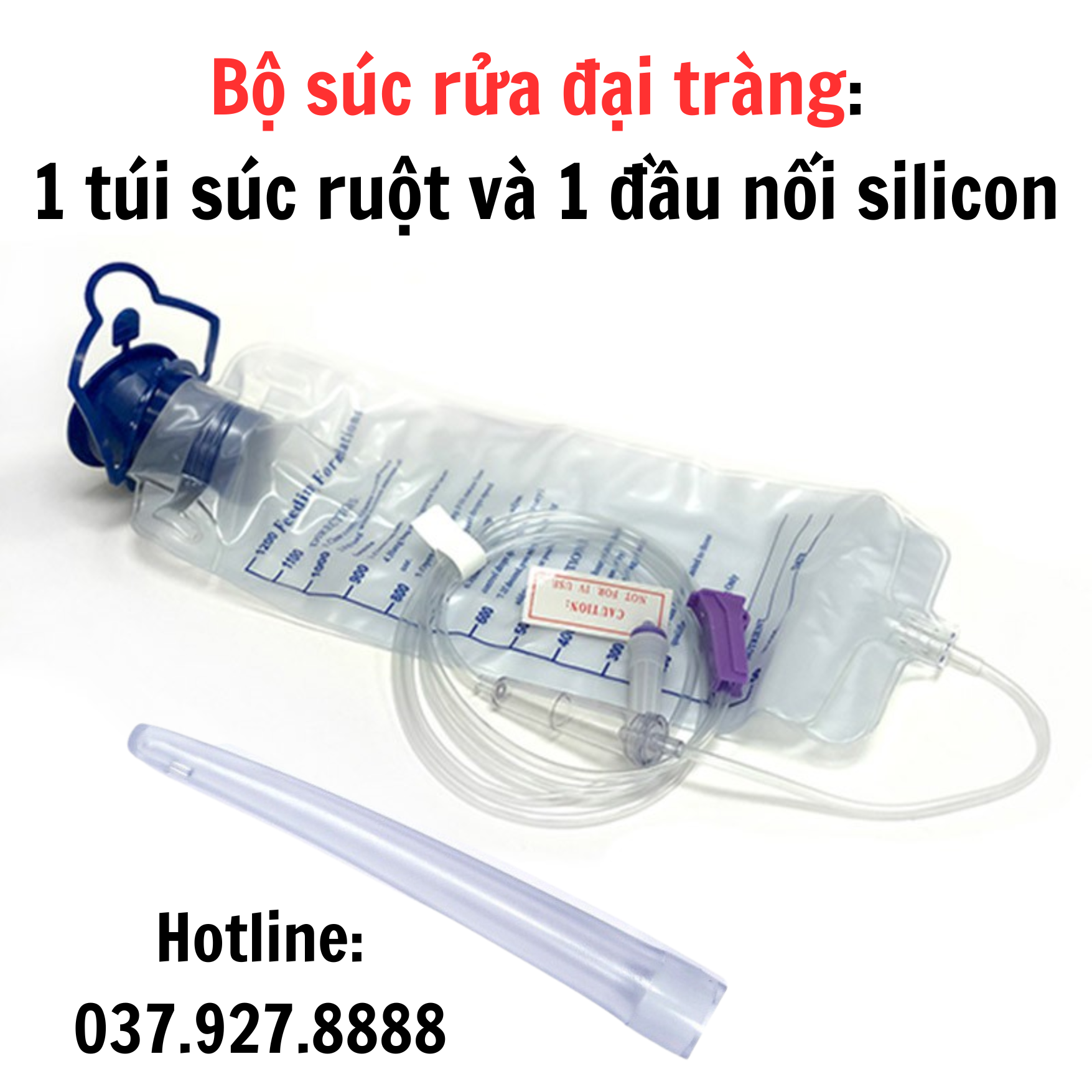 Bộ thải độc đại tràng và đầu dây nối