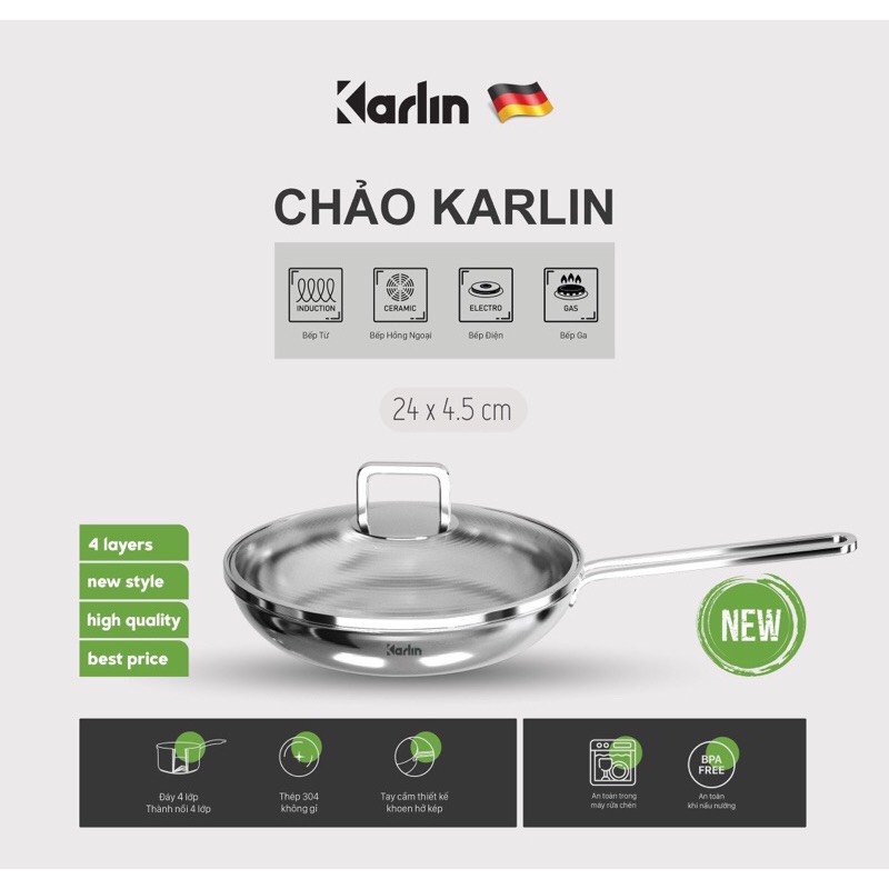 Chảo Karlin 4 lớp