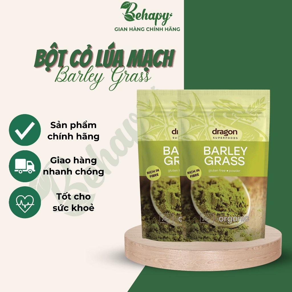 Bột Cỏ Lúa Mạch Hữu Cơ Dragon Superfood