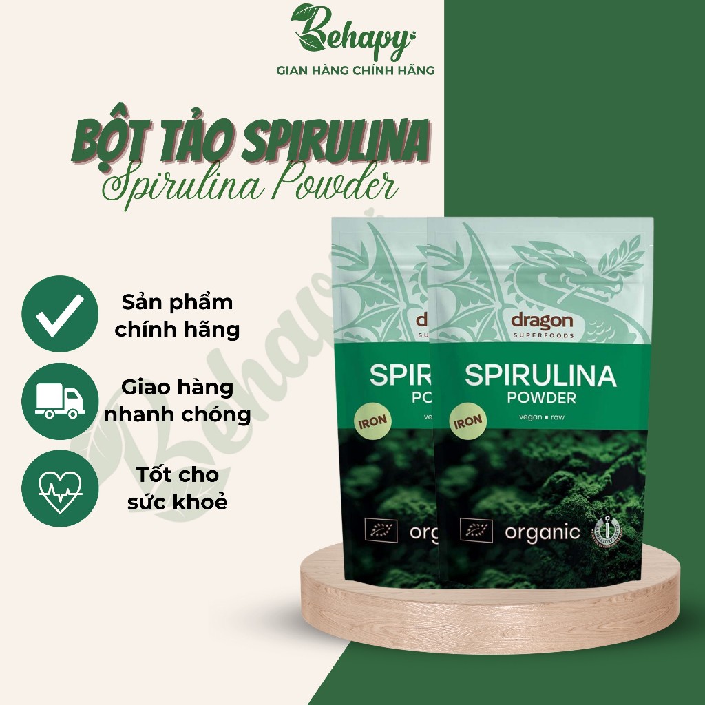 Tảo Spirulina - Dạng Bột Dragon Superfood