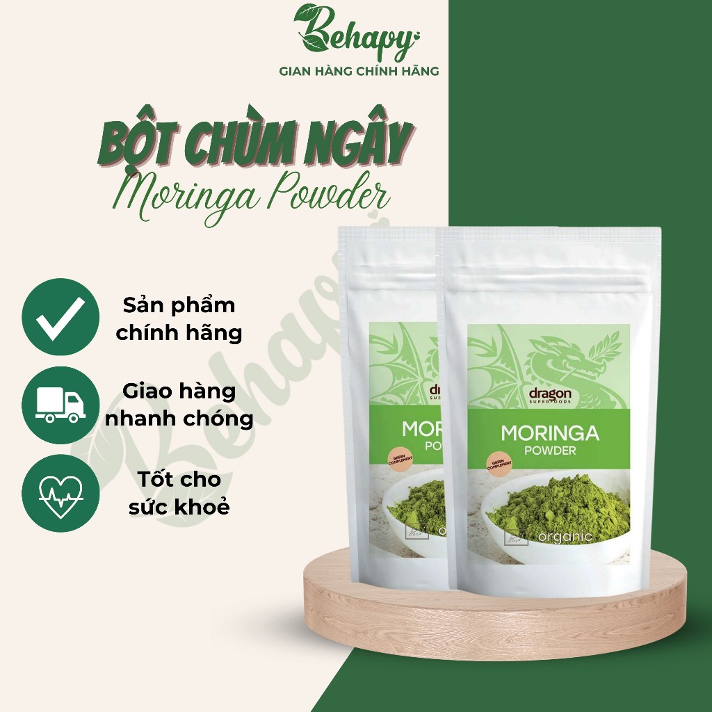 Bột Chùm Ngây Hữu Cơ 200gr Dragon Superfood