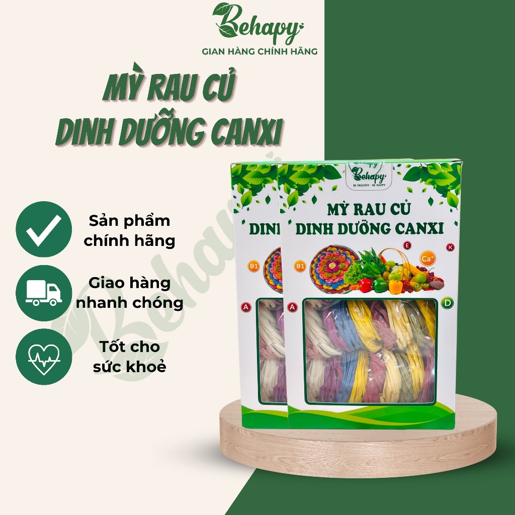 Mỳ Rau Củ Canxi Dinh Dưỡng 500gr