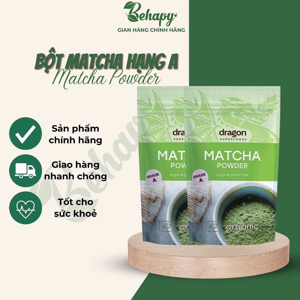 Bột Matcha Hữu Cơ Dragon Superfood