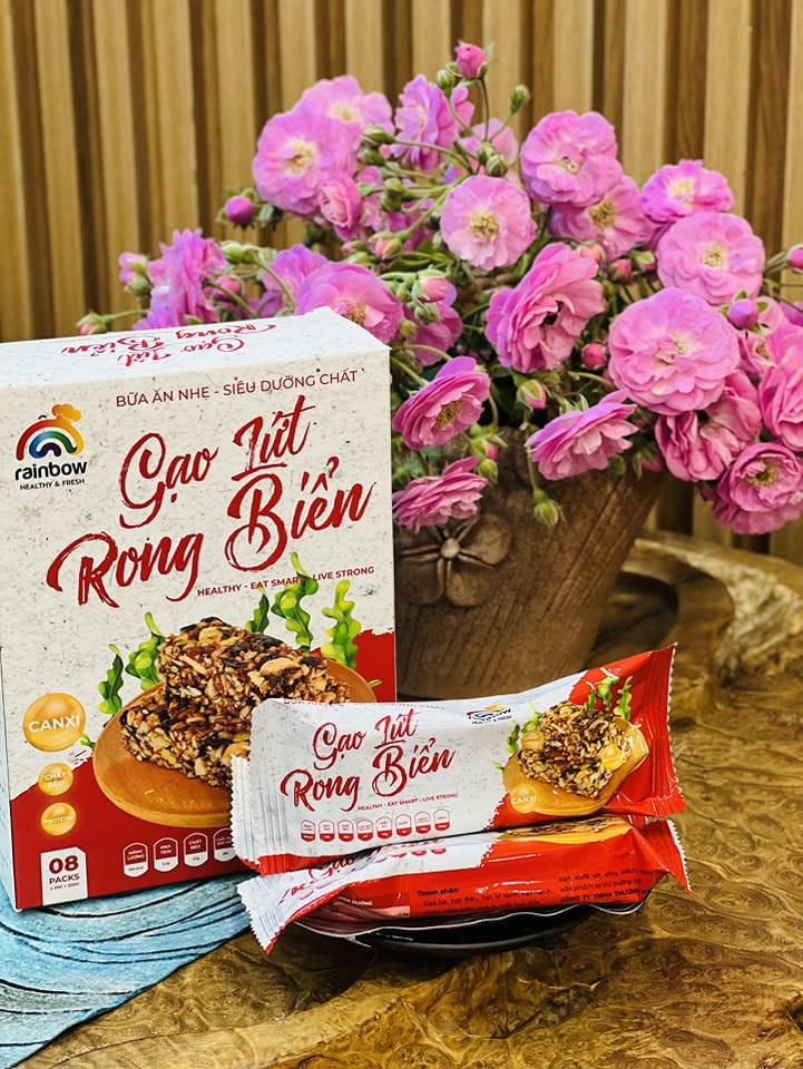 BỮA ĂN NHẸ SIÊU DƯỠNG CHẤT - BÁNH GẠO LỨT RONG BIỂN NHÀ BEHAPY