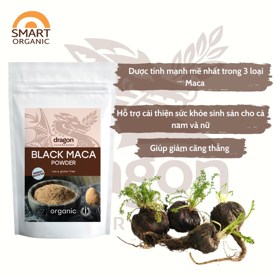 Bột Nhân Sâm Maca Đen Dragon Superfood 100gr
