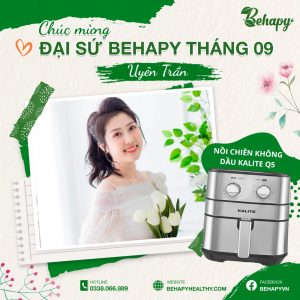 Chúc mừng Đại sứ 9/2022 của Behapy