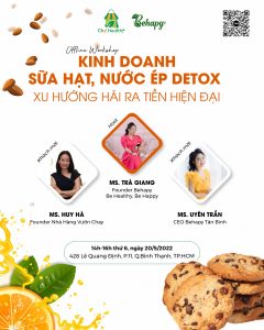 KINH DOANH SỮA HẠT, NƯỚC ÉP DETOX – XU HƯỚNG HÁI RA TIỀN HIỆN ĐẠI 