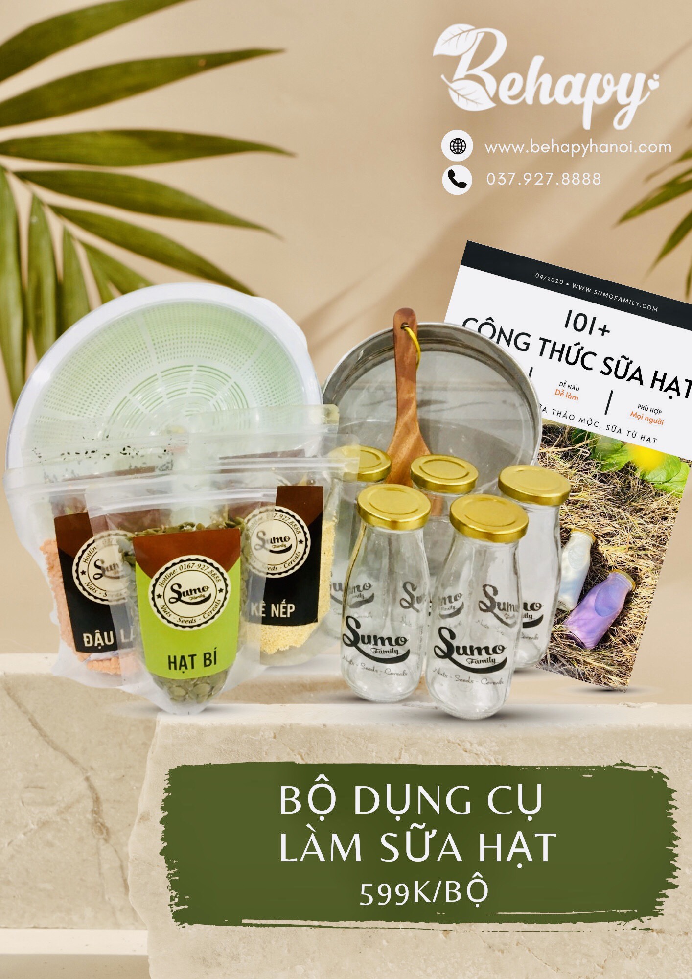 Bộ dụng cụ làm sữa hạt