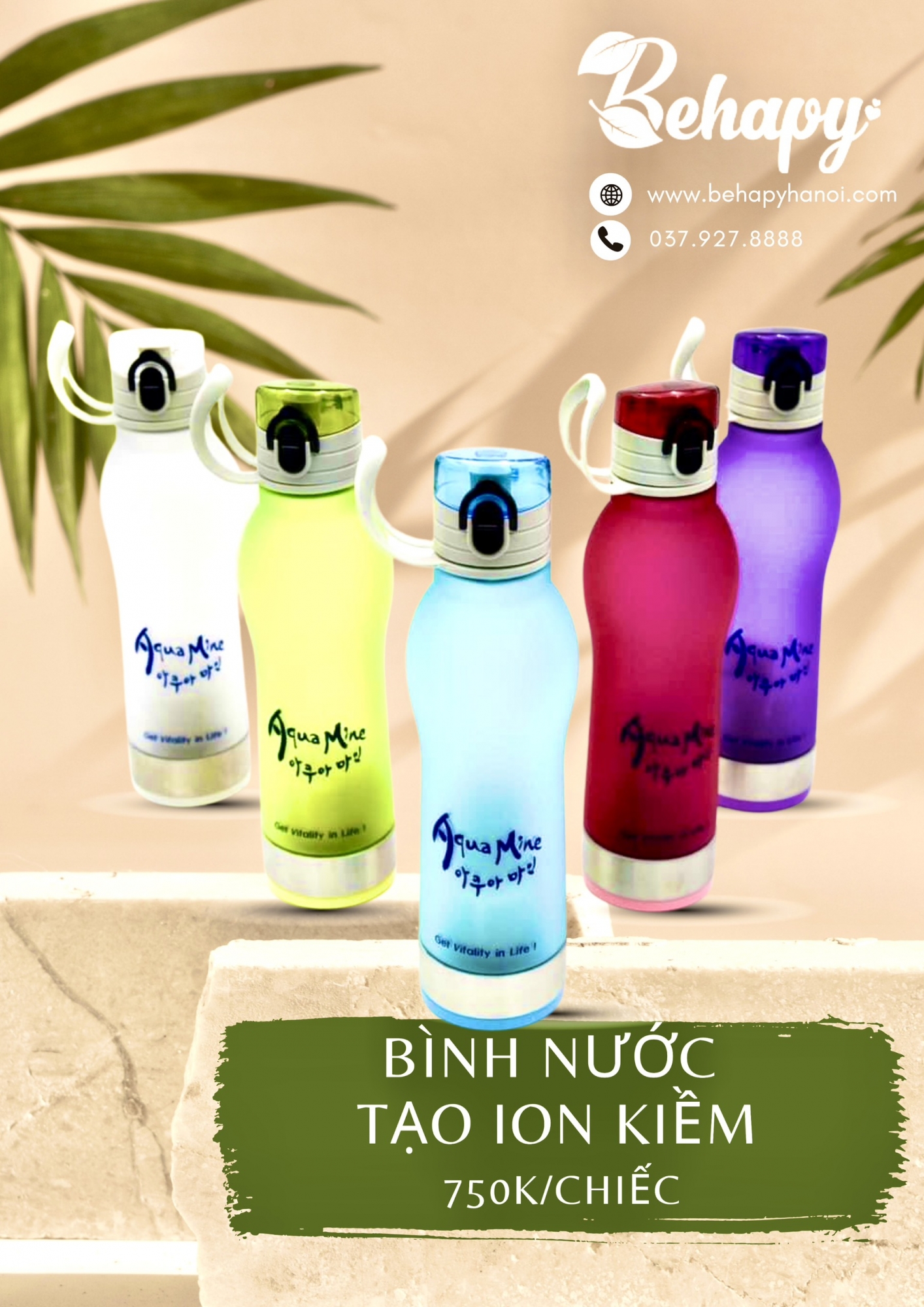 Bình Nước Tạo Ion Kiềm 500ml