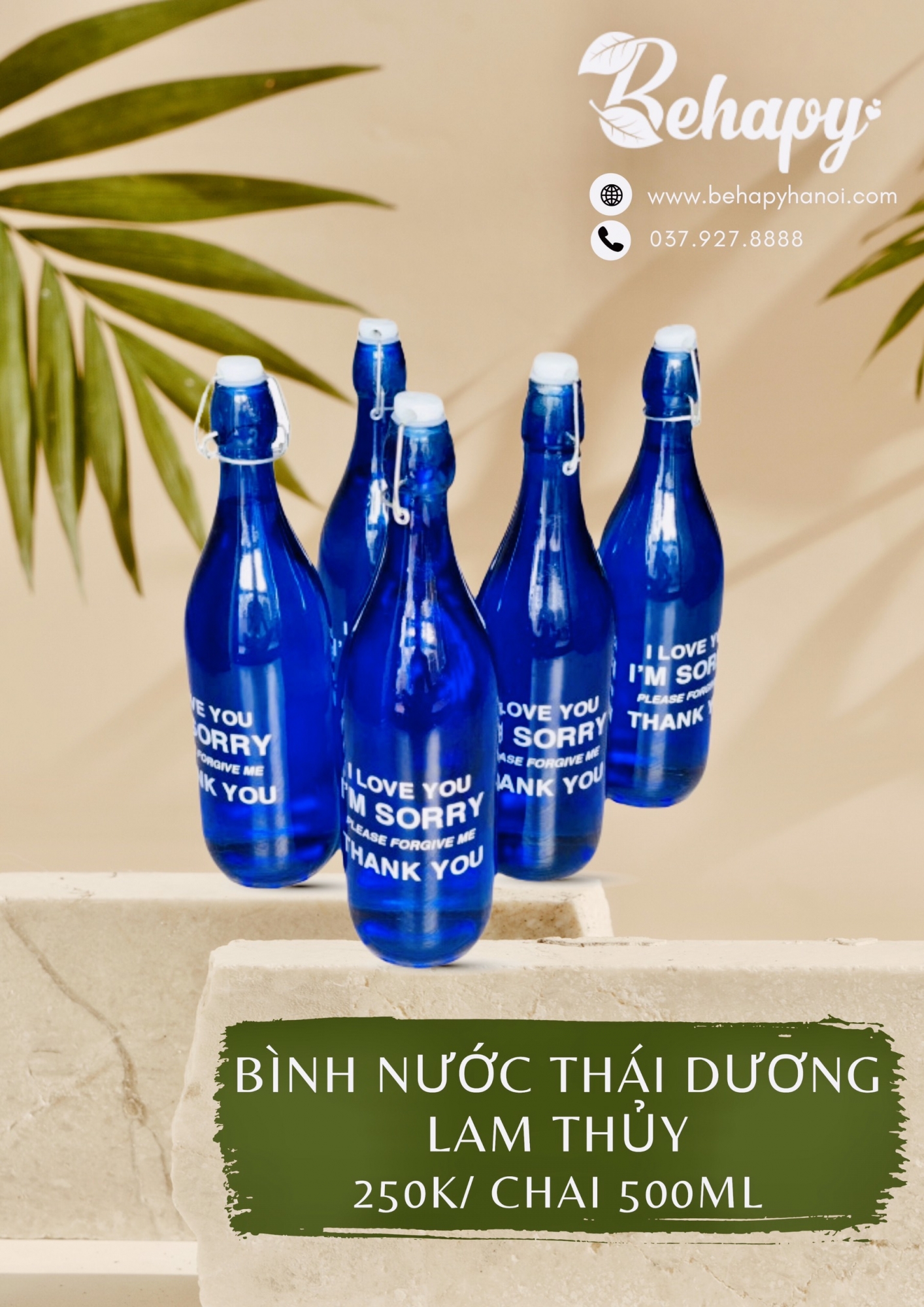 Bình nước Thái dương lam Thủy