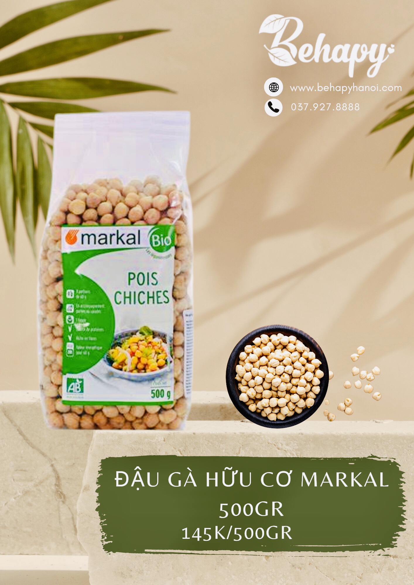 Đậu gà hữu co mark 500gr