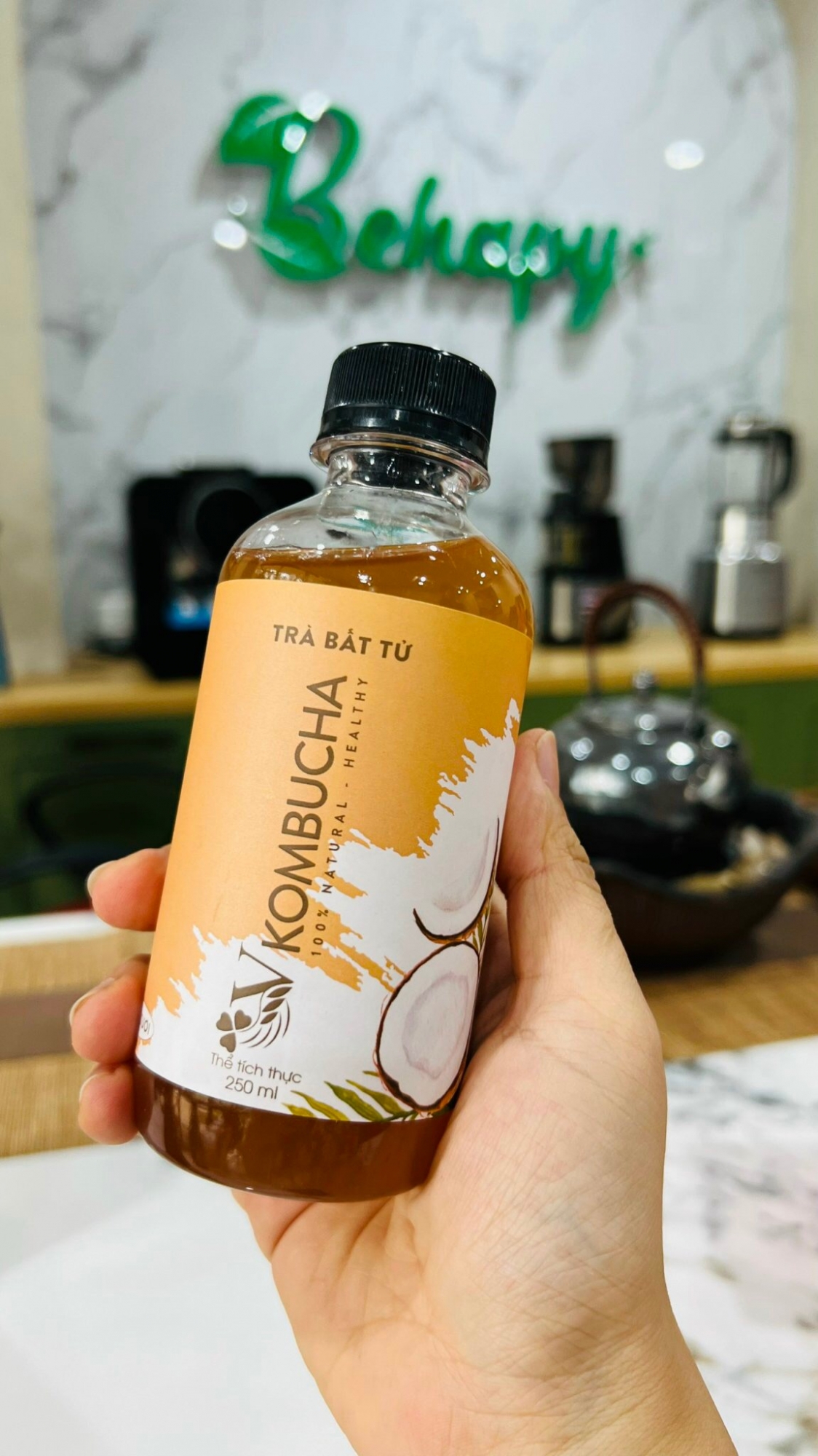 Trà VKombucha Dừa Tươi VGreen 250ml