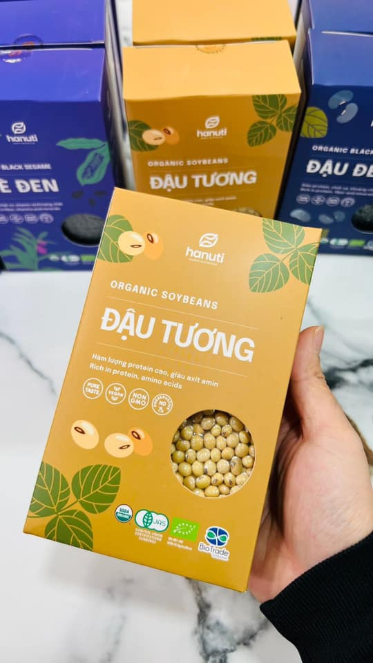 Đậu tương hữu cơ khô 450gr - HANUTI VIETNAM