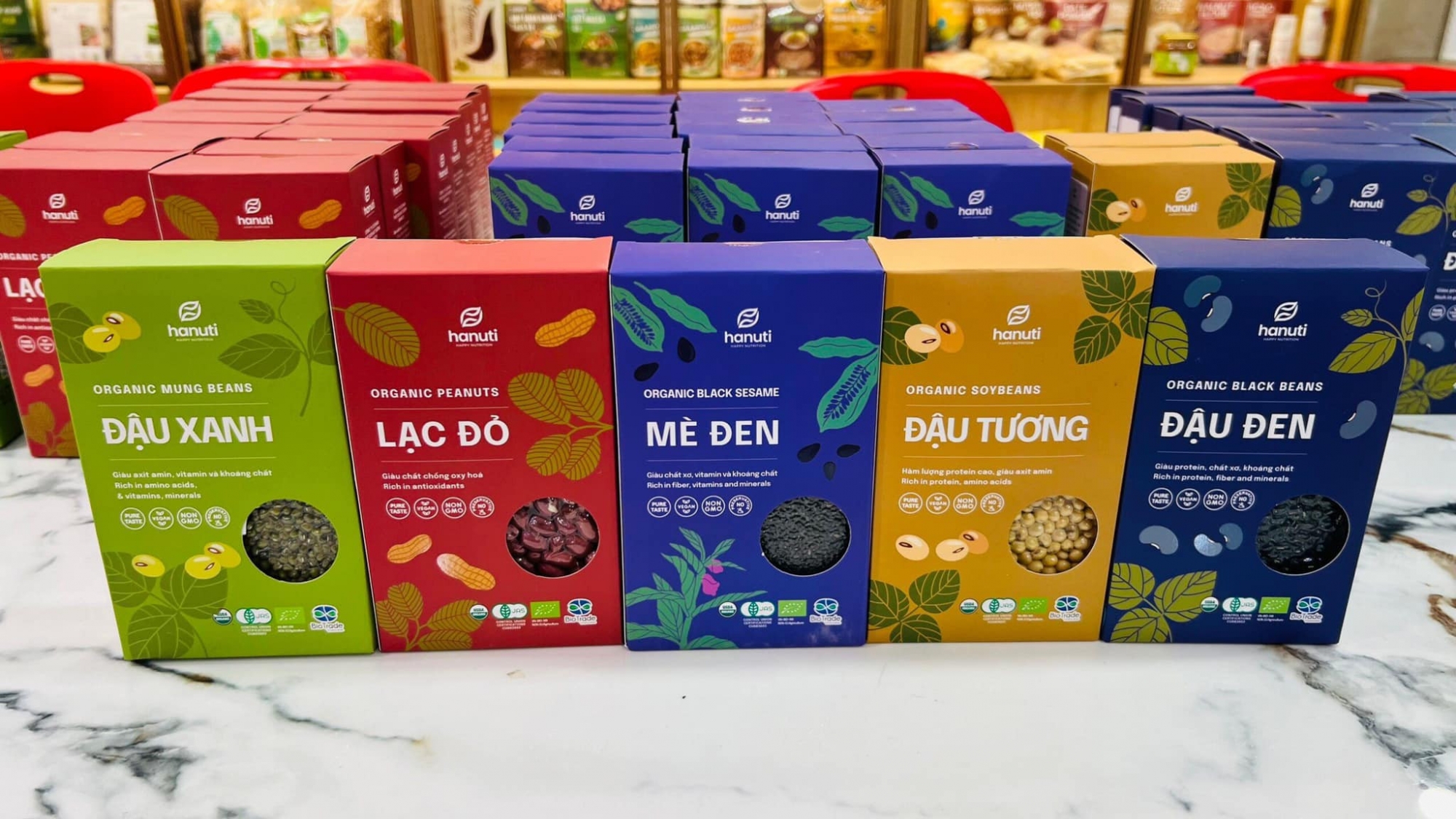 Vừng đen hữu cơ khô 320gr - HANUTI VIETNAM