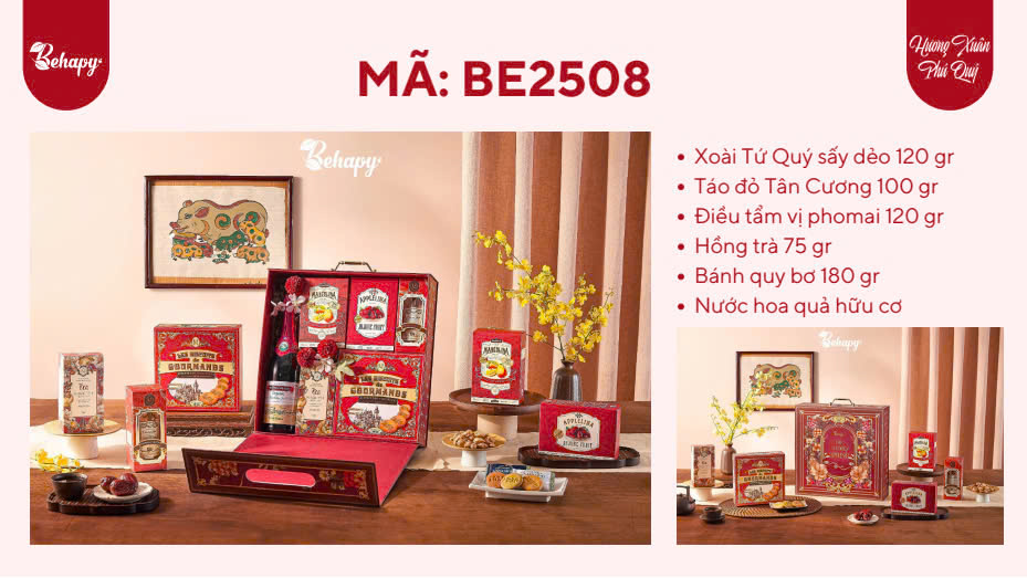 Tết 2025 - Hương Xuân Phú Quý (Set BE2508)